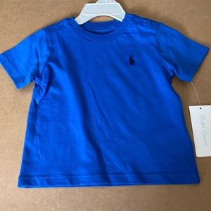 Baby Boys Ralph Lauren Polo Cotton Jersey Crew Neck T-shirt NWT